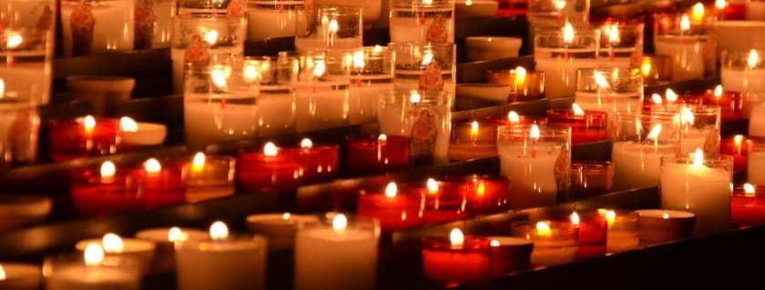 Candles and Prayers for Grief