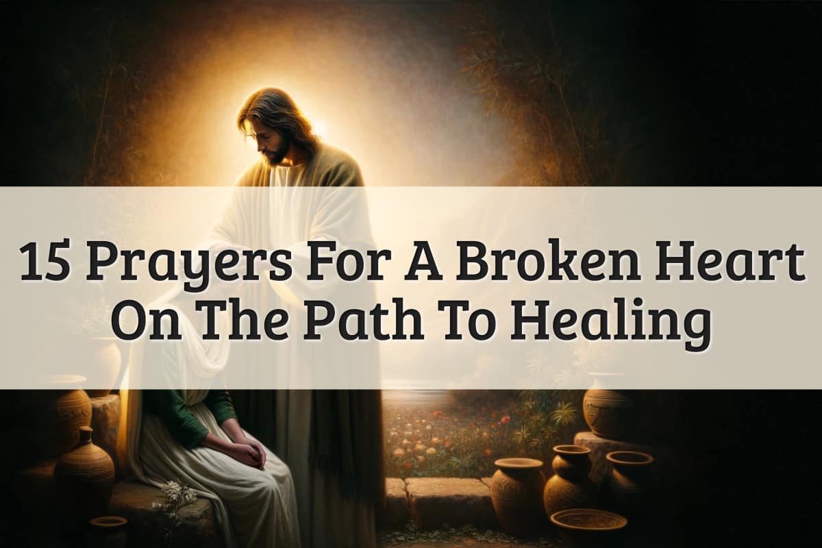 featured image - prayers for a broken heart