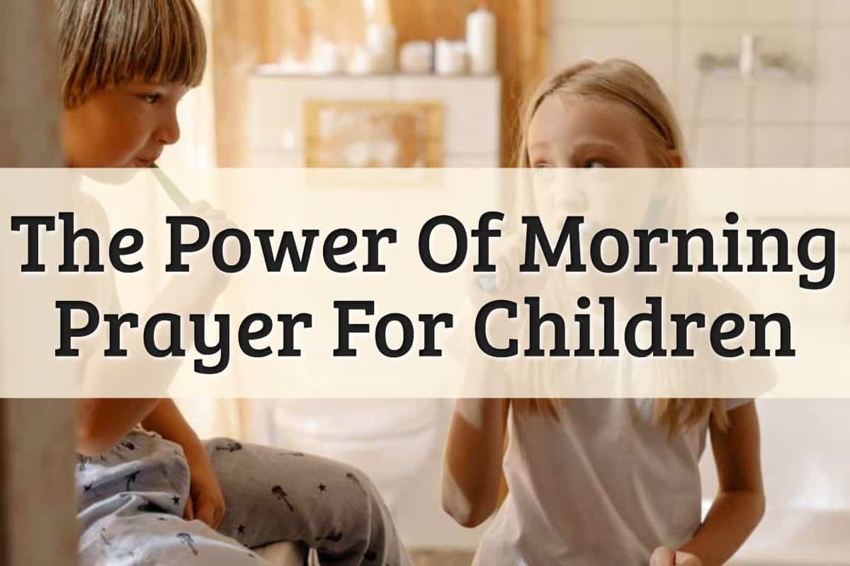 Featured Image - Morning Prayer For Children