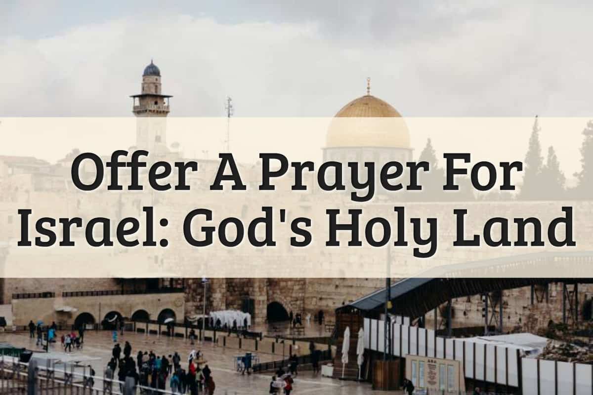 Featured Image - Prayer For Israel