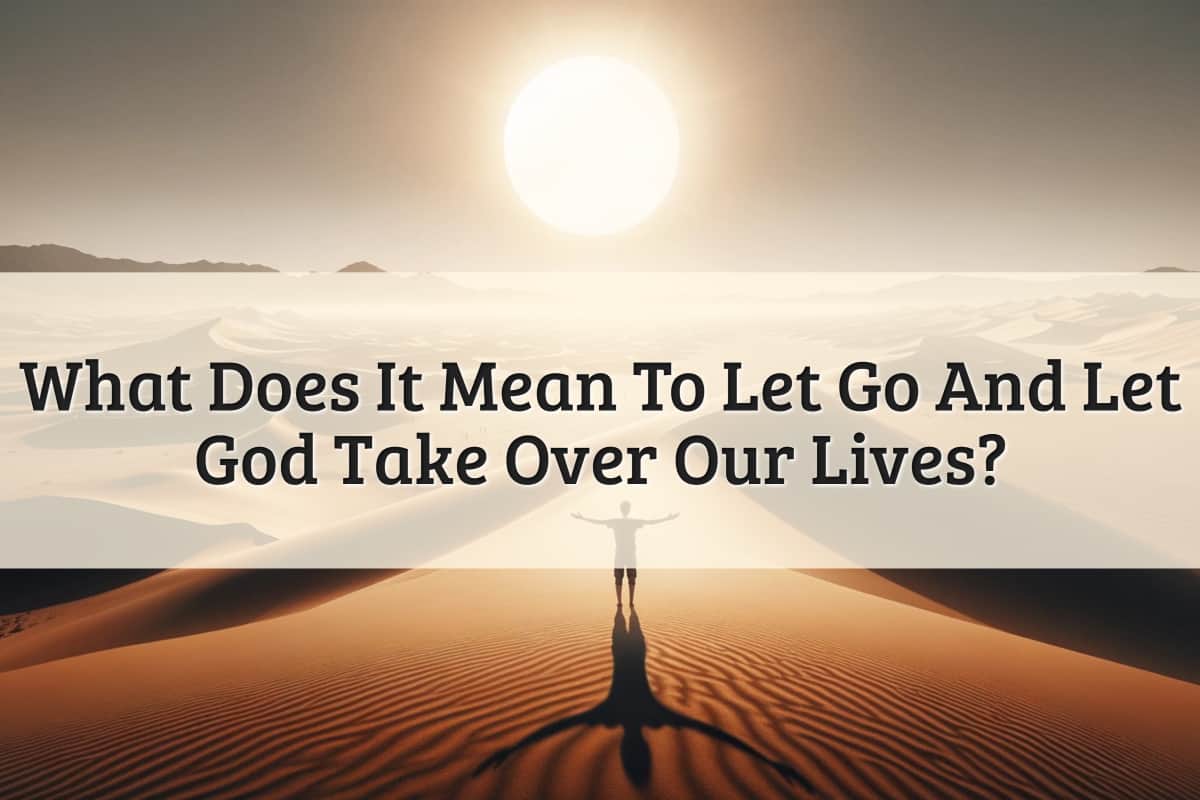 featured image - let go and let god