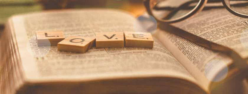 love scrabble on bible and meaning of love in the bible
