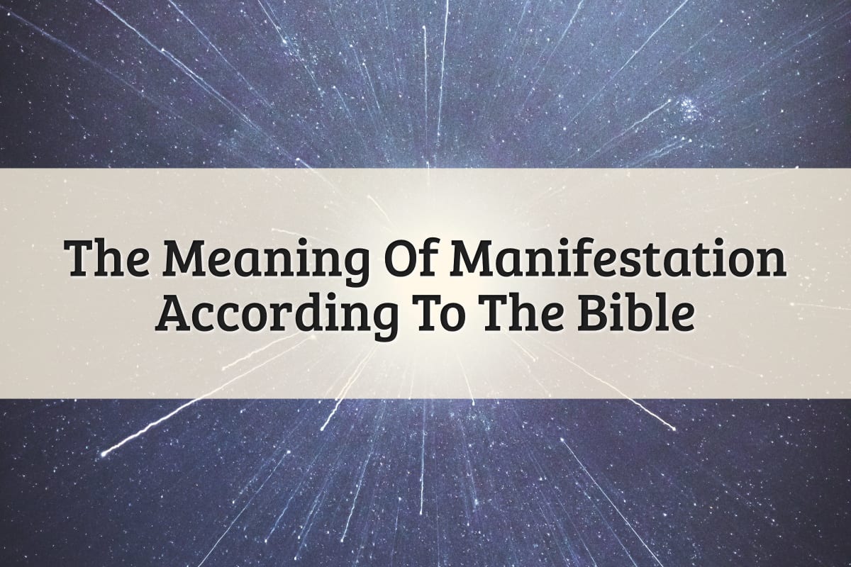 Featured Image - Manifestation Bible Meaning