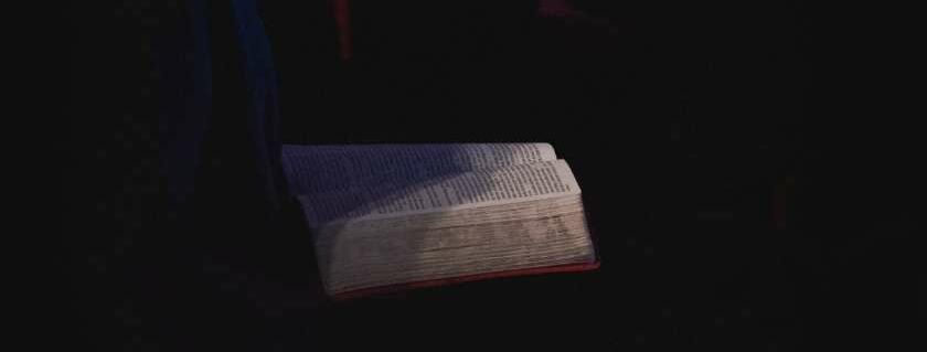 reading bible in the dark and seeking god