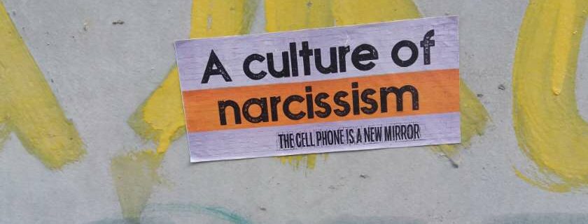 sticker of culture of narcissism and vanity meaning in bible