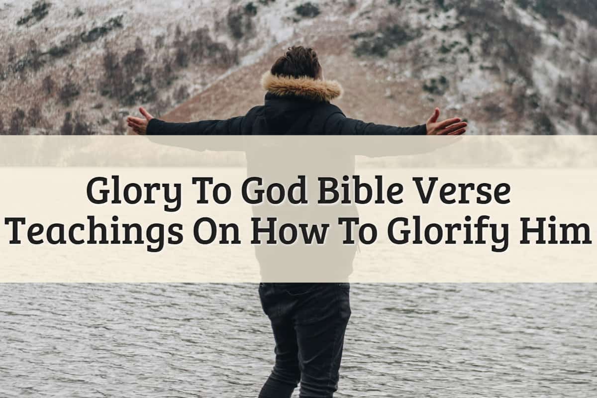 Featured Image-Glory To God Bible Verse