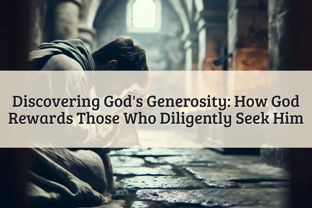 Featured Image - God Rewards Those Who Diligently Seek Him