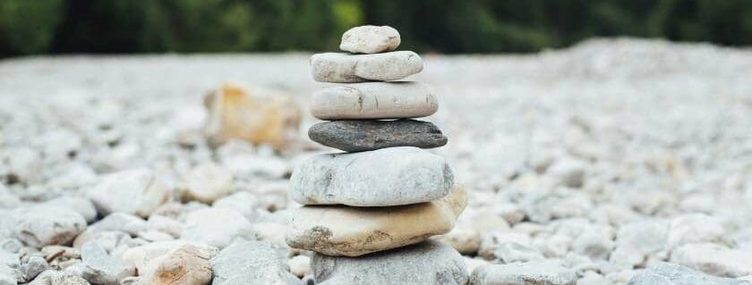 stack of stones and god of order