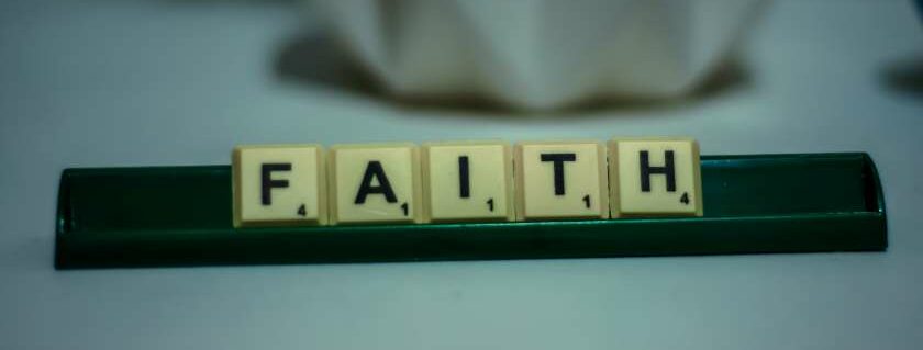 faith scrabble word and having faith in god