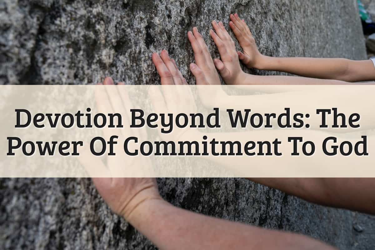 Featured Image - Commitment To God