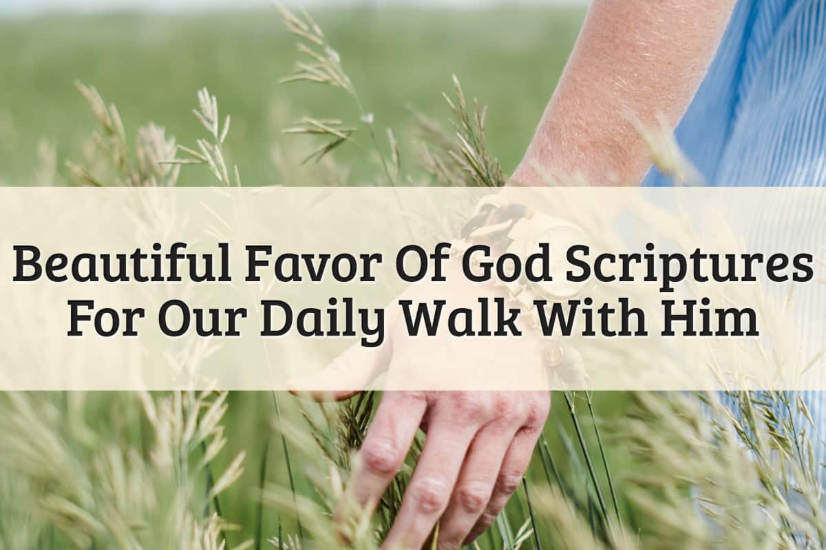 Featured Image - Favor Of God Scriptures