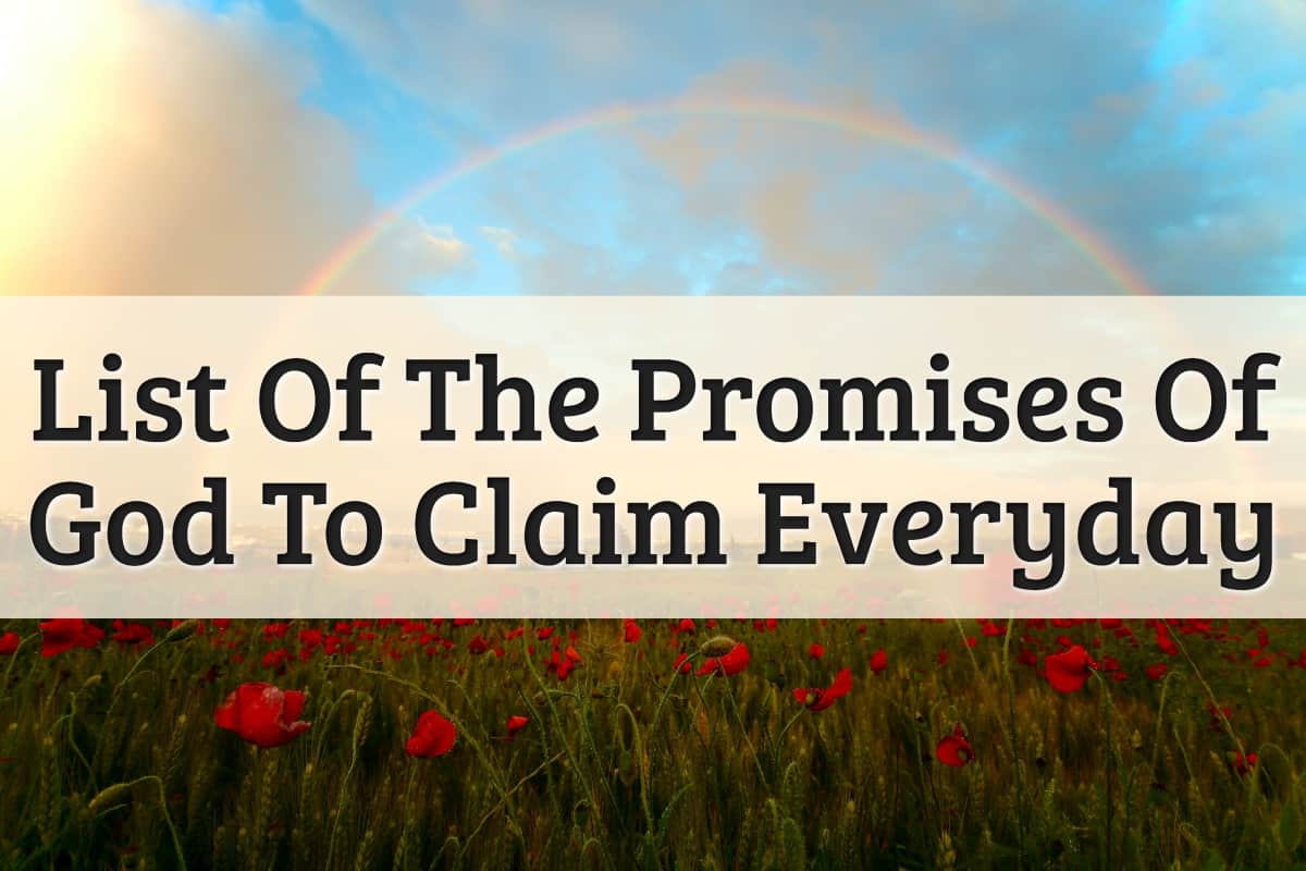 Featured Image - List Of The Promises Of God