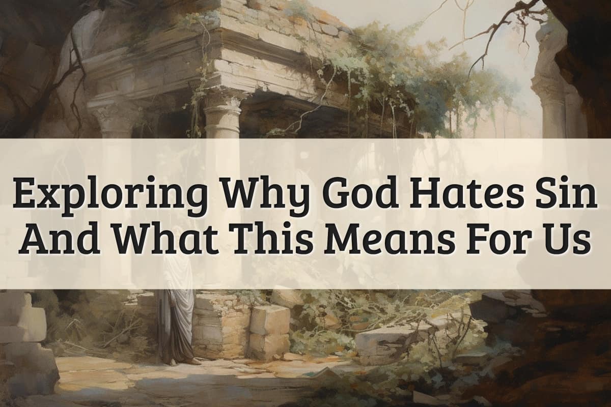 featured image - god hates sin