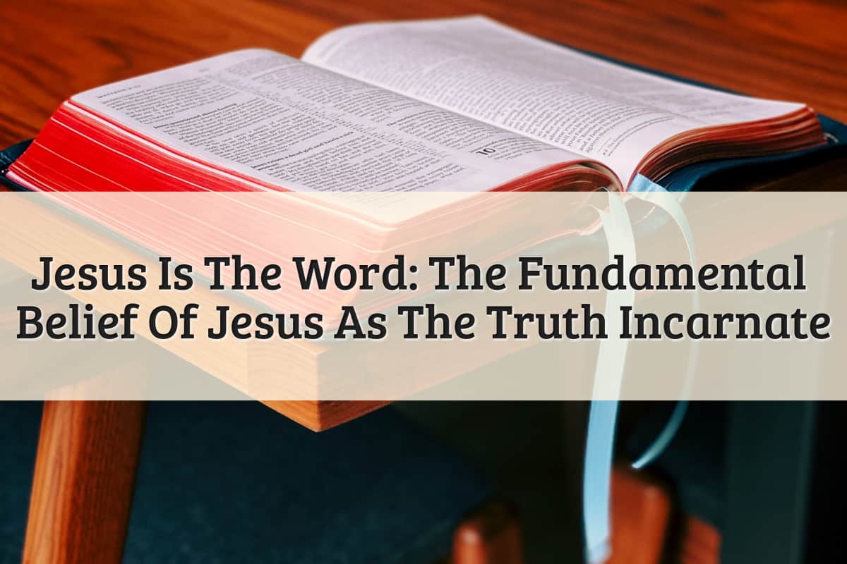 Featured Image - Jesus Is The Word