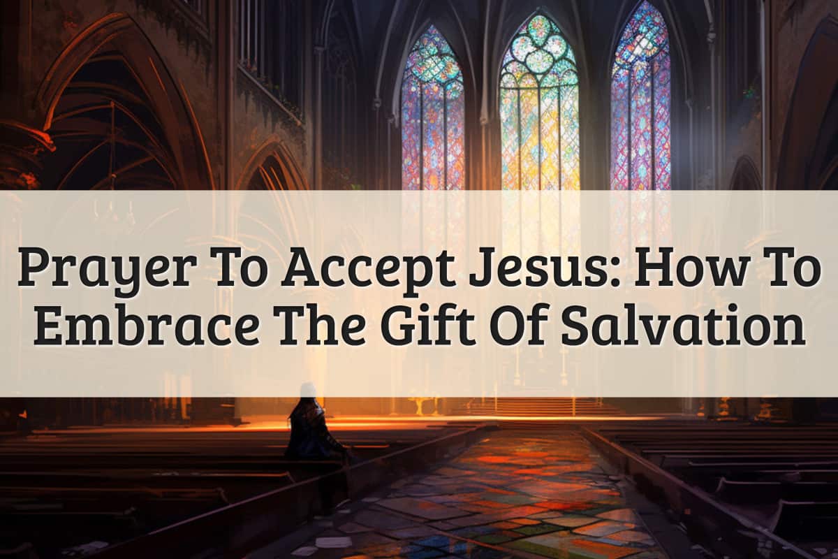 Featured Image - prayer to accept jesus