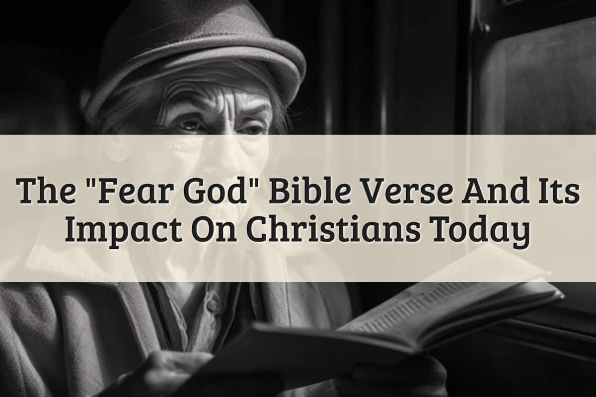 Featured Image - Fear God Bible Verse