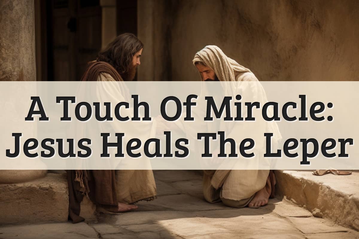 Featured Image - Jesus Heals The Leper