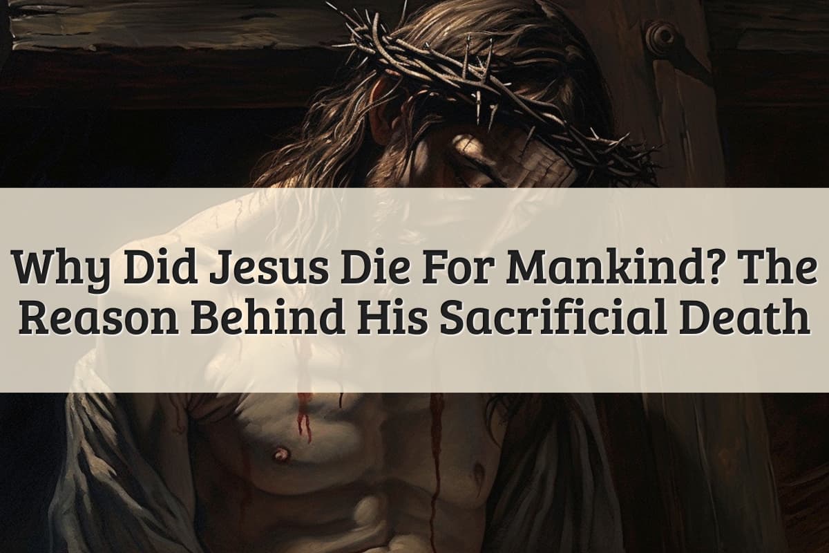 Featured Image - Why Did Jesus Die