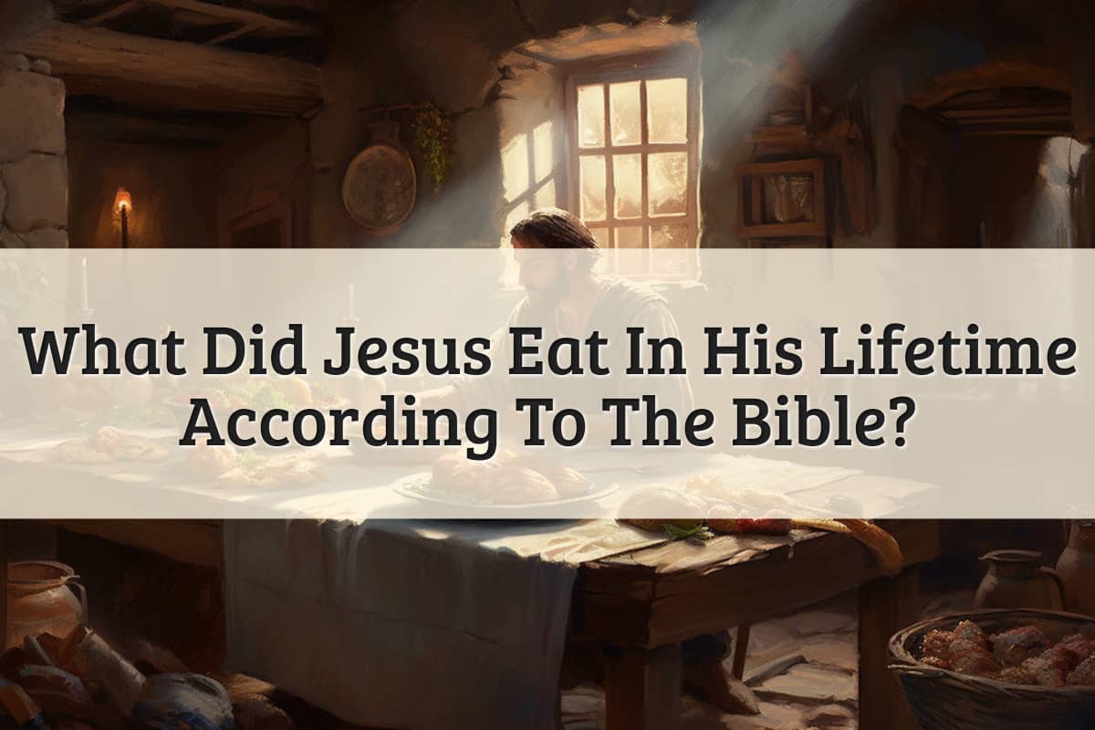 Featured Image - what did jesus eat
