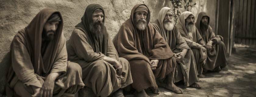 lepers during jesus' time on the street