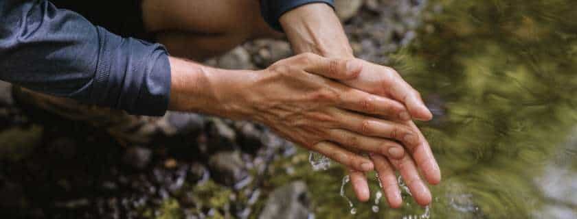 washing hands in the river and is repentance necessary for salvation