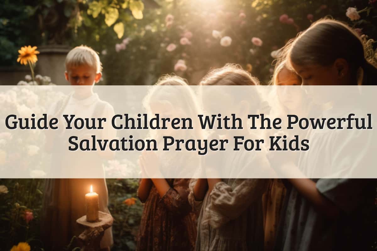 Featured Image - Salvation Prayer For Kids