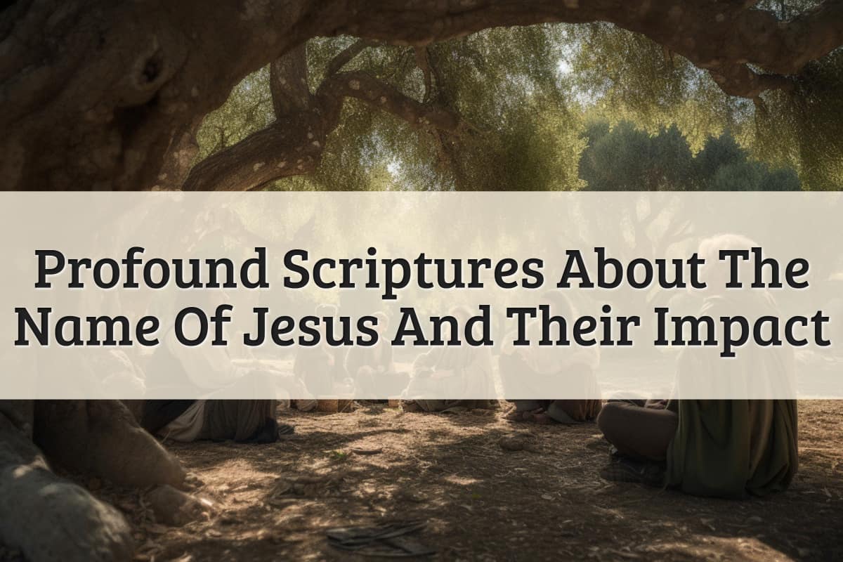 Featured Image - Scriptures About The Name Of Jesus