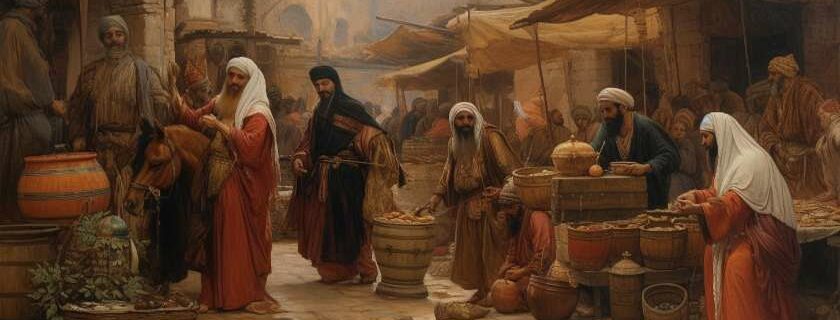group of people in an ancient village setting and gentiles meaning in bible