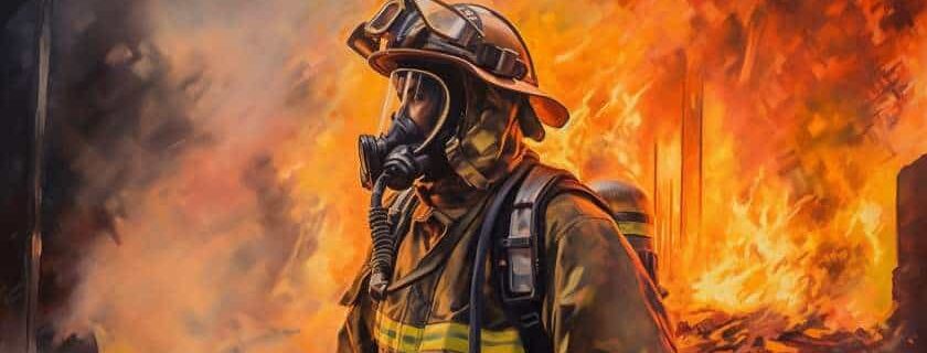 firefighter in the midst of flames and if god is for us who can be against us