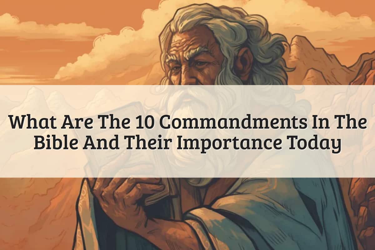 Featured Image - 10 Commandments In The Bible